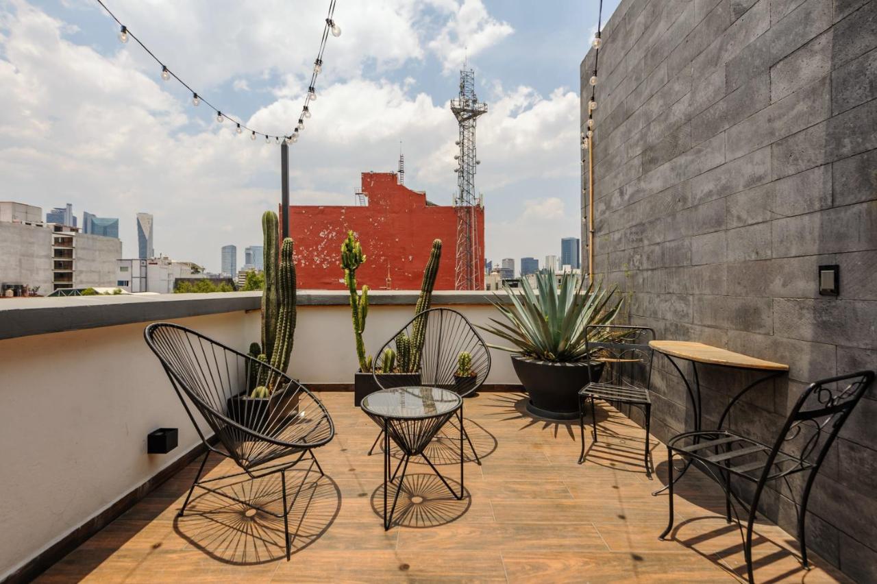 Lovely 1br With Rooftop In Roma Norte Mexico-stad